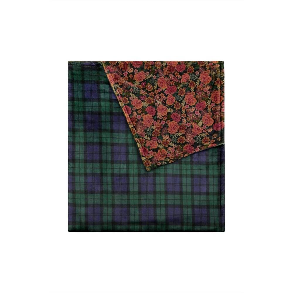 NEW JOHNNY WAS women's mingo plaid laurel canyon cozy blanket in multi
